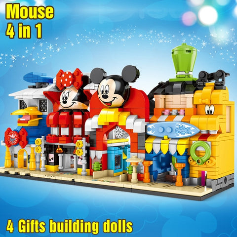 Image of Hot 4pcs Mickey Minnie Shop Store