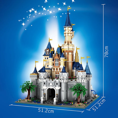 Image of Disney's Castle City Set Model Building Blocks bricks