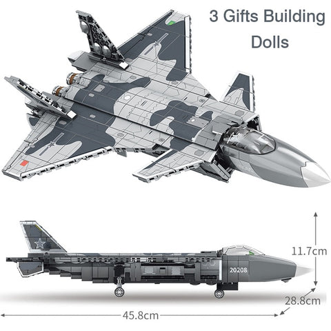 Image of SEMBO High-Tech Creator Police Military Armed Helicopter Building Blocks