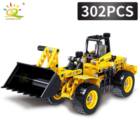 Image of City Construction Vehicle Car Bricks Toy For Children Gift