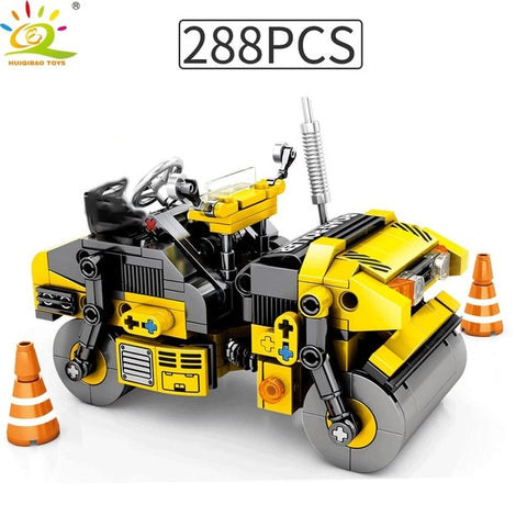 Image of City Construction Vehicle Car Bricks Toy For Children Gift
