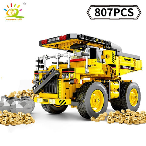 Image of City Construction Vehicle Car Bricks Toy For Children Gift