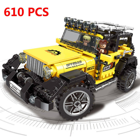 Image of Off-road Vehicle City Creator Car Bricks Toys For Boys