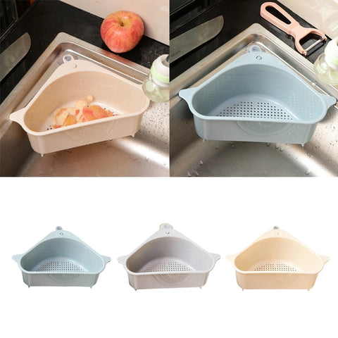 Image of Multifunctional Corner Sink Drain Rack