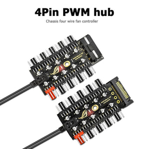 4 Pin PWM Cooler Fan HUB